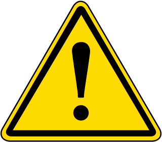 Image result for warning yellow triangle