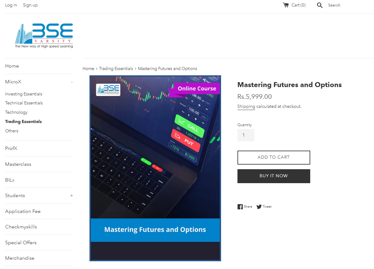 Top 7 Derivatives Trading Courses - Master Futures and Options on BSE Varsity