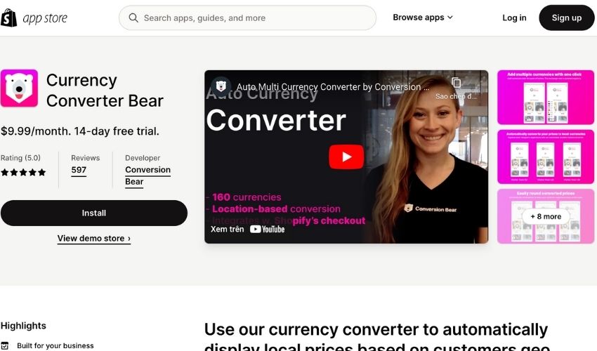 currency converter bear