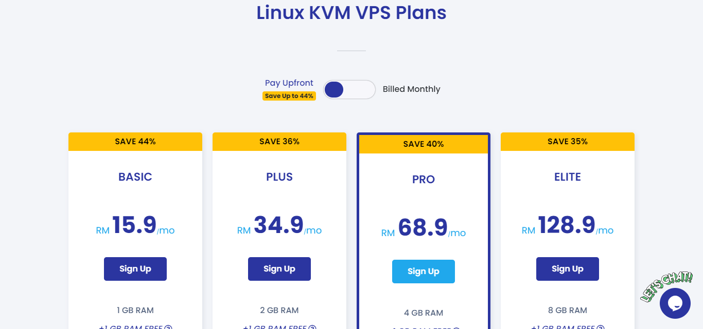 VPS Malaysia Linux Plans