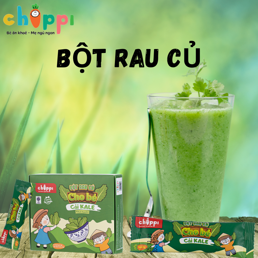 Cách sử dụng bột rau củ sấy lạnh Chippi