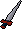 Decorative sword (red)