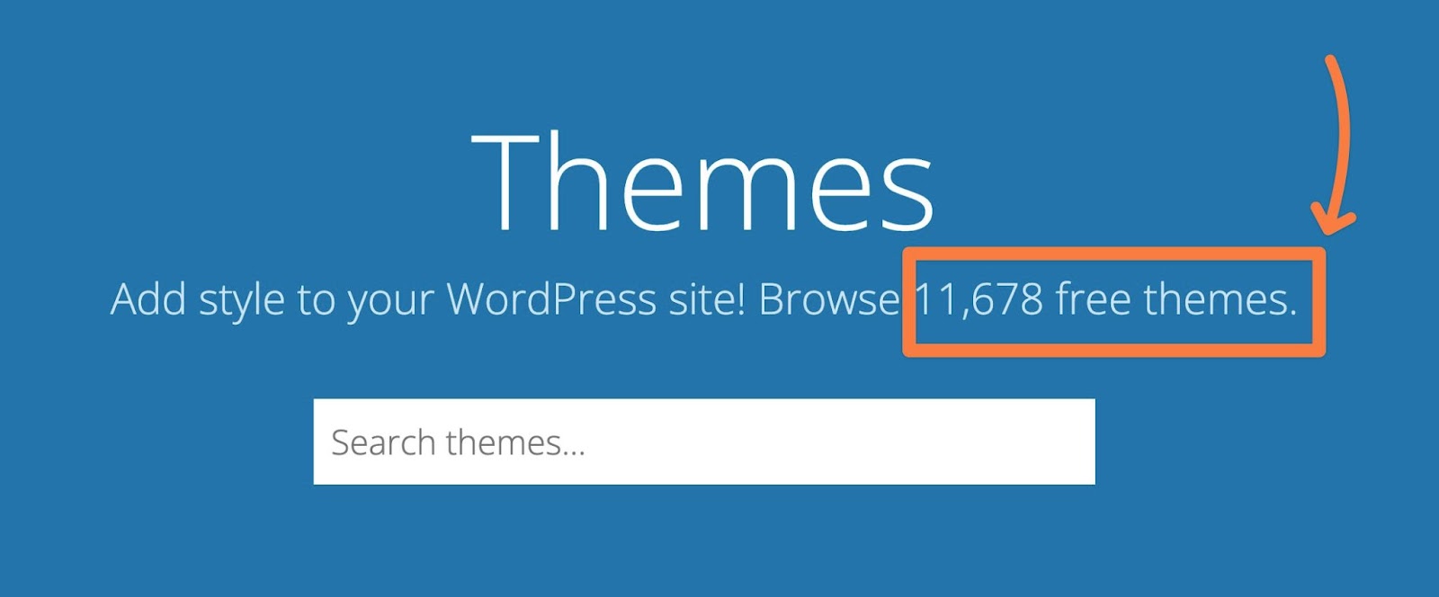 Unbounce vs WordPress, The WordPress.org theme directory has over 11,000 free themes