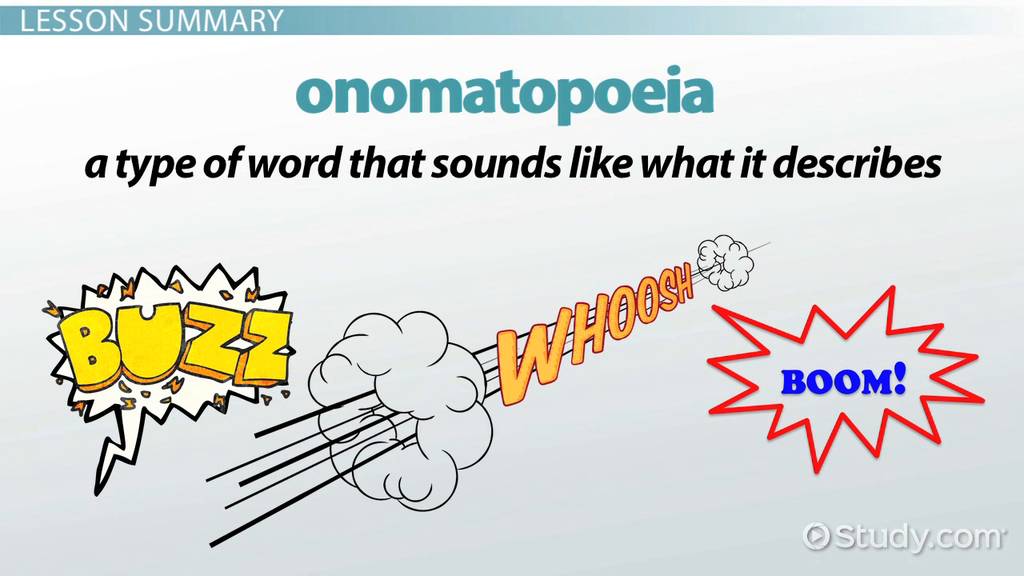 What is the Effect of Onomatopoeia? - Video & Lesson Transcript | Study.com