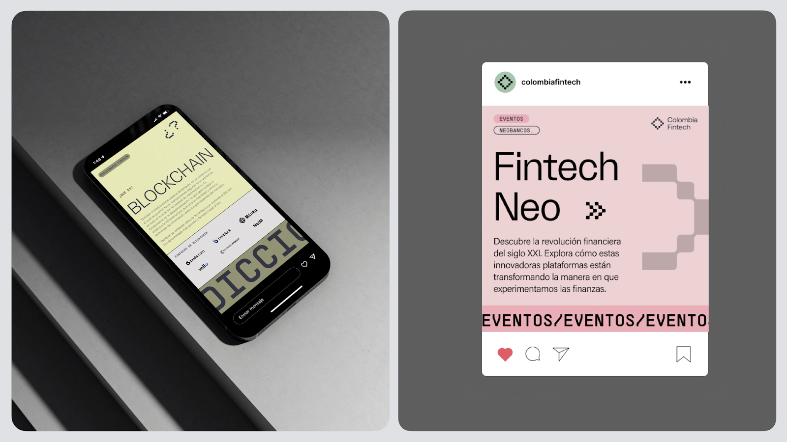 Artifact from the Transforming Fintech: Colombia's Branding Evolution article on Abduzeedo