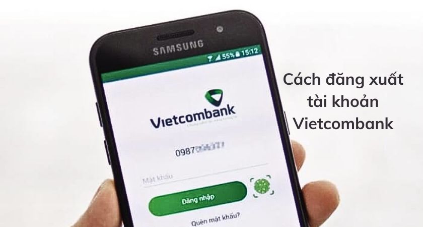 cách đăng xuất tài khoản vietcombank