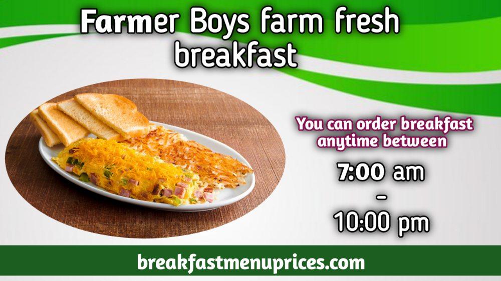 Farmer Boys Breakfast Menu With Prices