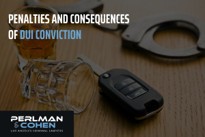 Penalties and consequences of DUI conviction