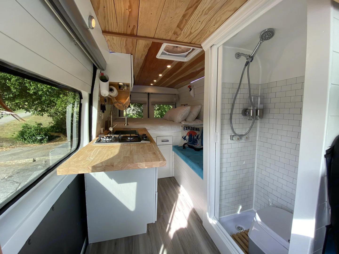 Luxury custom campervan interior