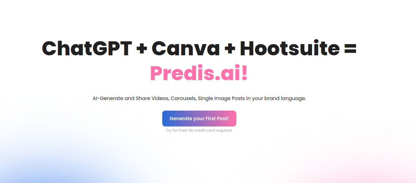Predis.ai | AI Tools for Instagram Reel 
