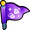 Icon flag purple