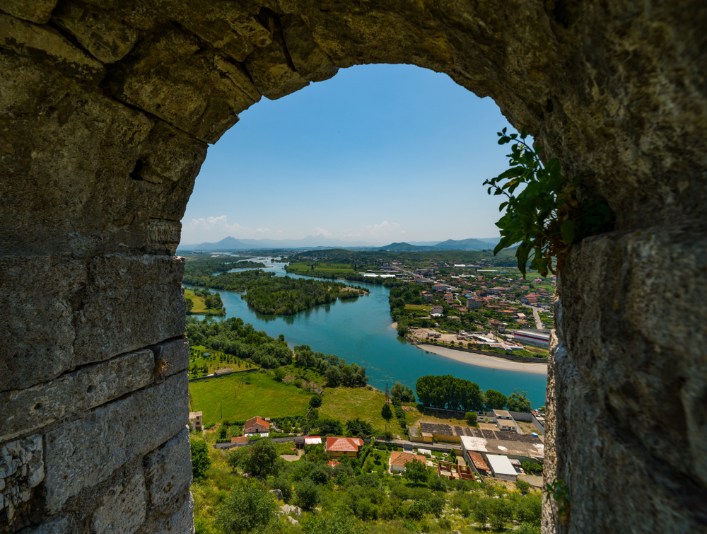 Shkodra river view