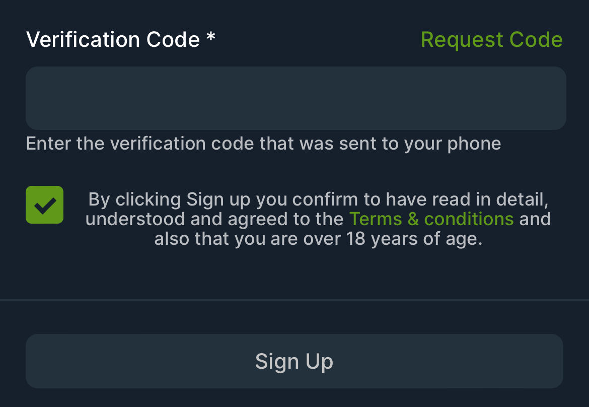 Betika verification code 