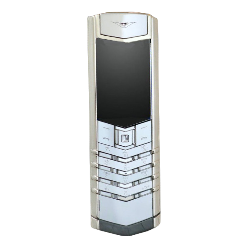 Vertu Signature S White Gold Alligator