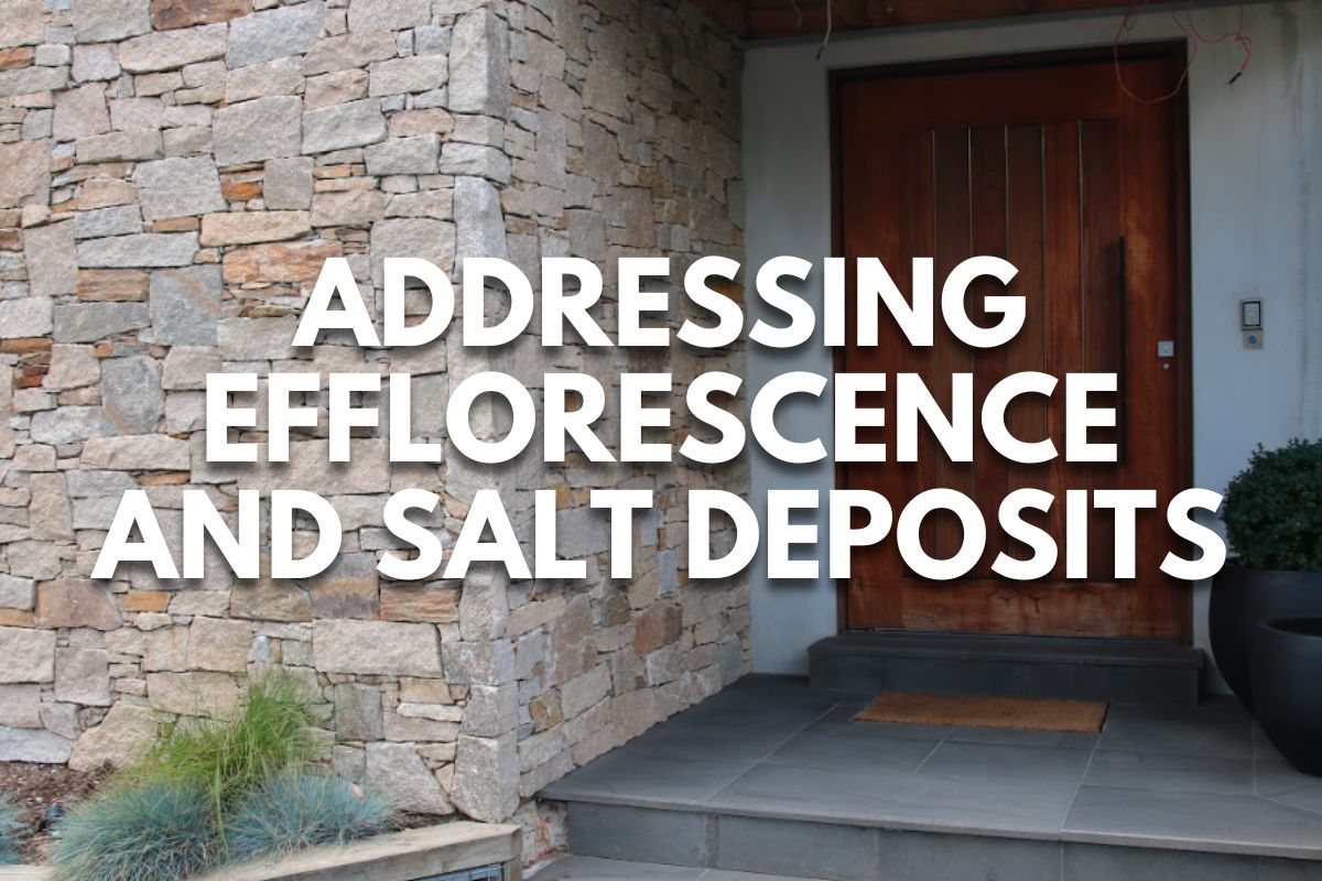 Addressing Efflorescence and Salt Deposits