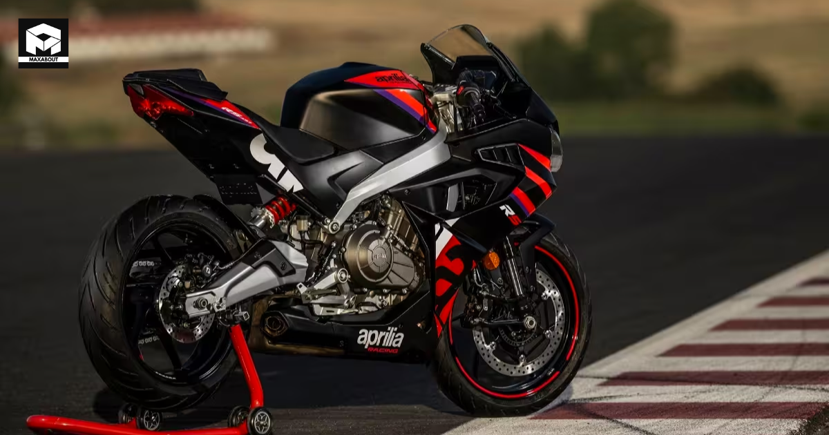 Aprilia RS457 - Power, Style, and Tech in One! - foreground
