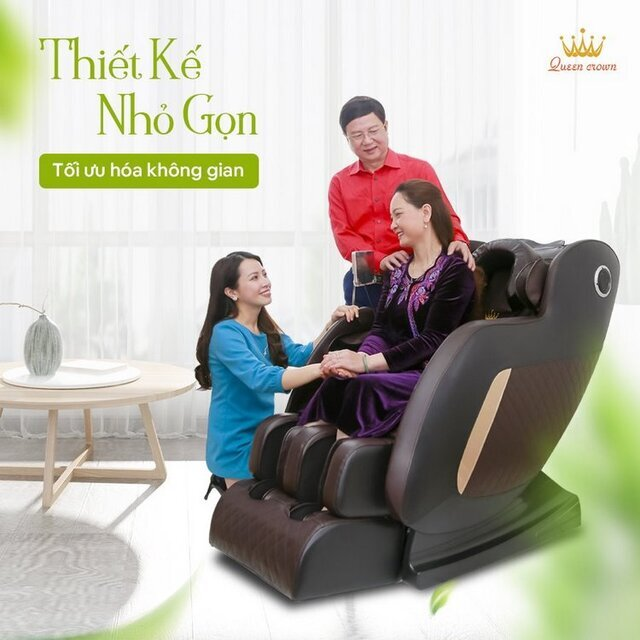 lý do nên chọn mua ghế massage queen crown tại quận tân bình