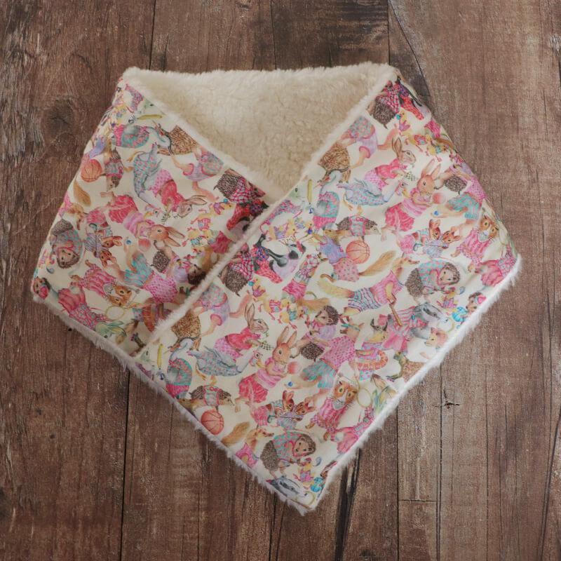 NEW日本製ベビーマフラー(ピンク) | オーガニックコットン代官山の出産祝い&ベビー服Organically