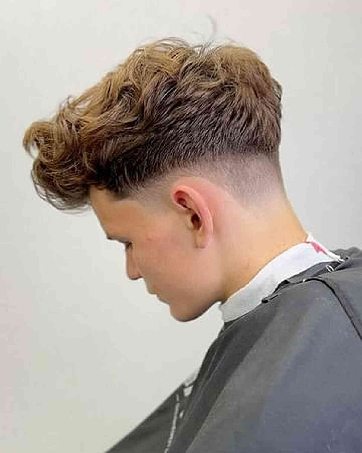 Picture showing a guy rocking the style for thick hair