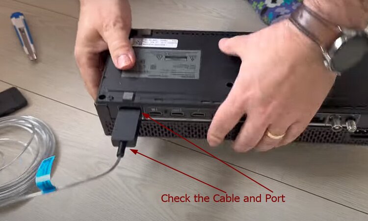 inspect one connect cable