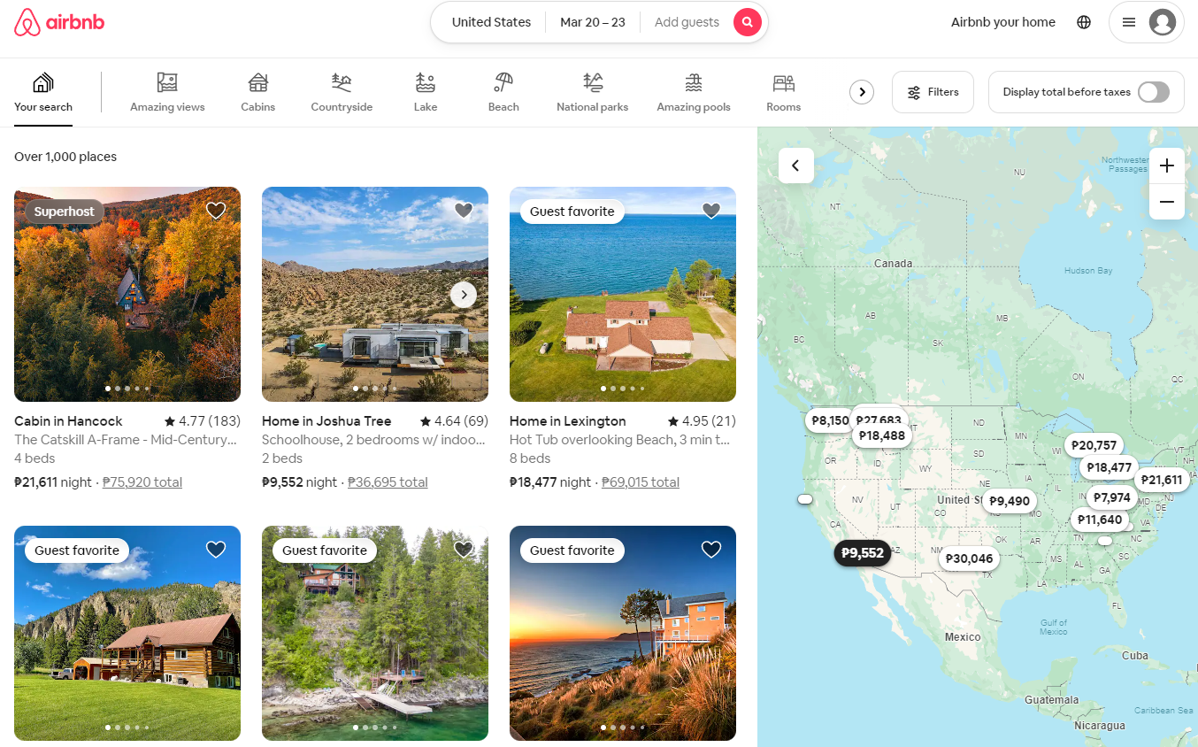 Airbnb - Travel App for Finding Accommodations