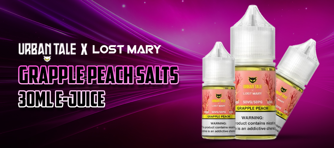 Urban Tale x Lost Mary Grapple Peach Salts 30ml E-Juice