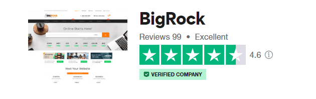 Bigrock Trustpilot review