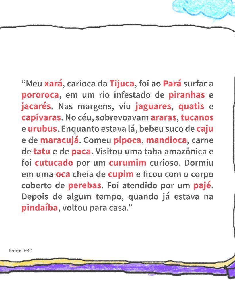 Atividades sobre povos indígenas - palavras