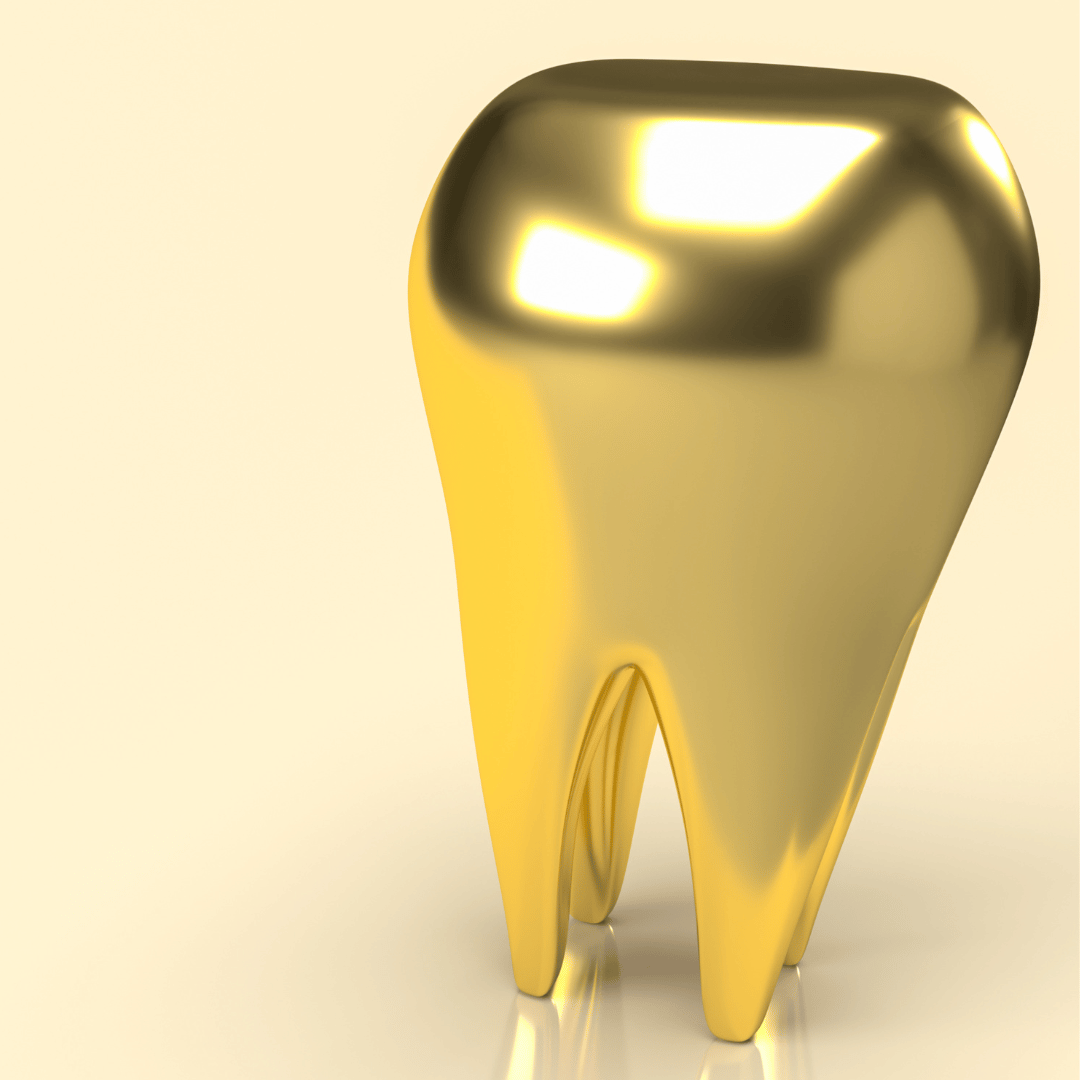 White Gold Dental Crown