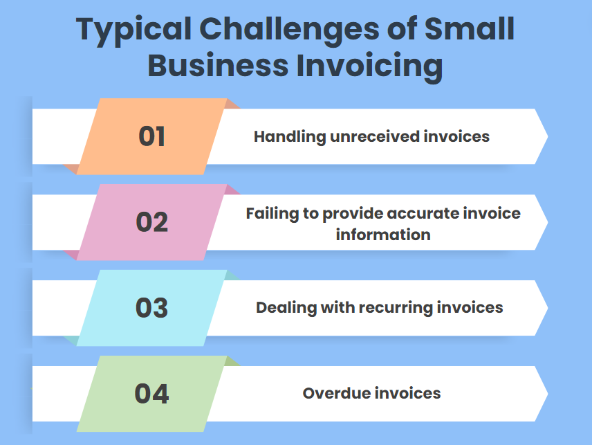 Typical challenges of small business invoicing