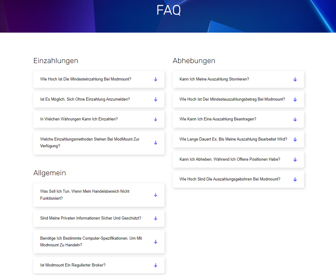 Erkunden Sie das Hilfezentrum von Modmount für umfassende Unterstützung