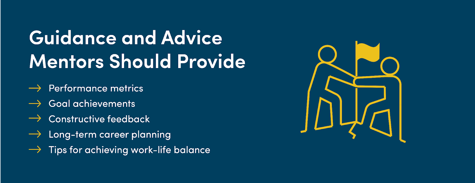 Guidance and advice mentors should provide