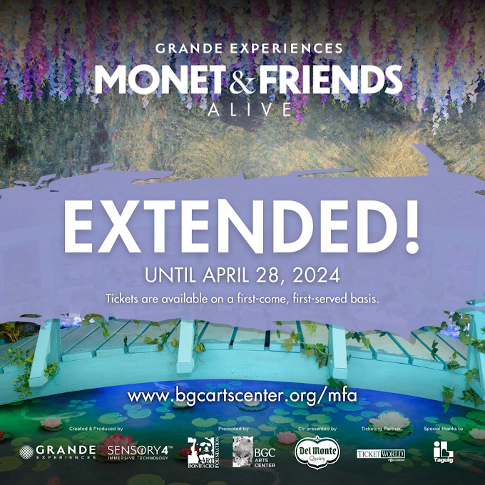 BGC Arts Center Extends Monet and Friends Alive Exhibition Until April 28