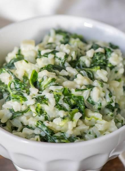 Image result for Cheesy-Spinach Rice