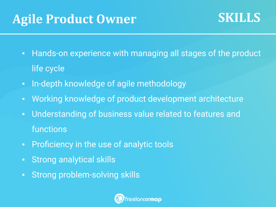 Skills Of An Agile Product Owner