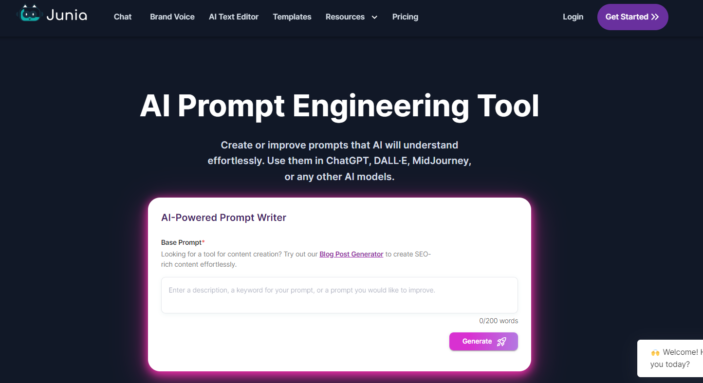 Junia AI Prompt Generator