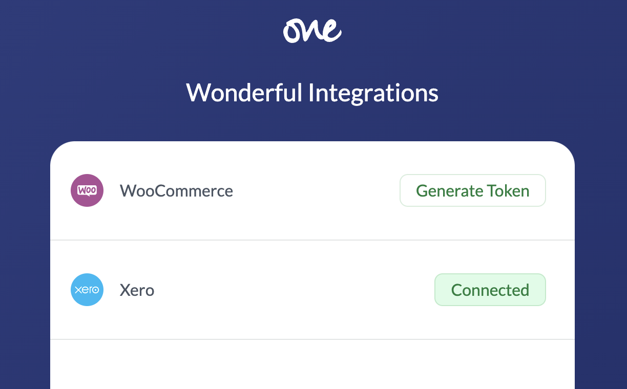 Xero integration