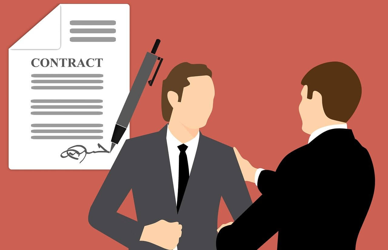 A contract template ensures clarity and transparency