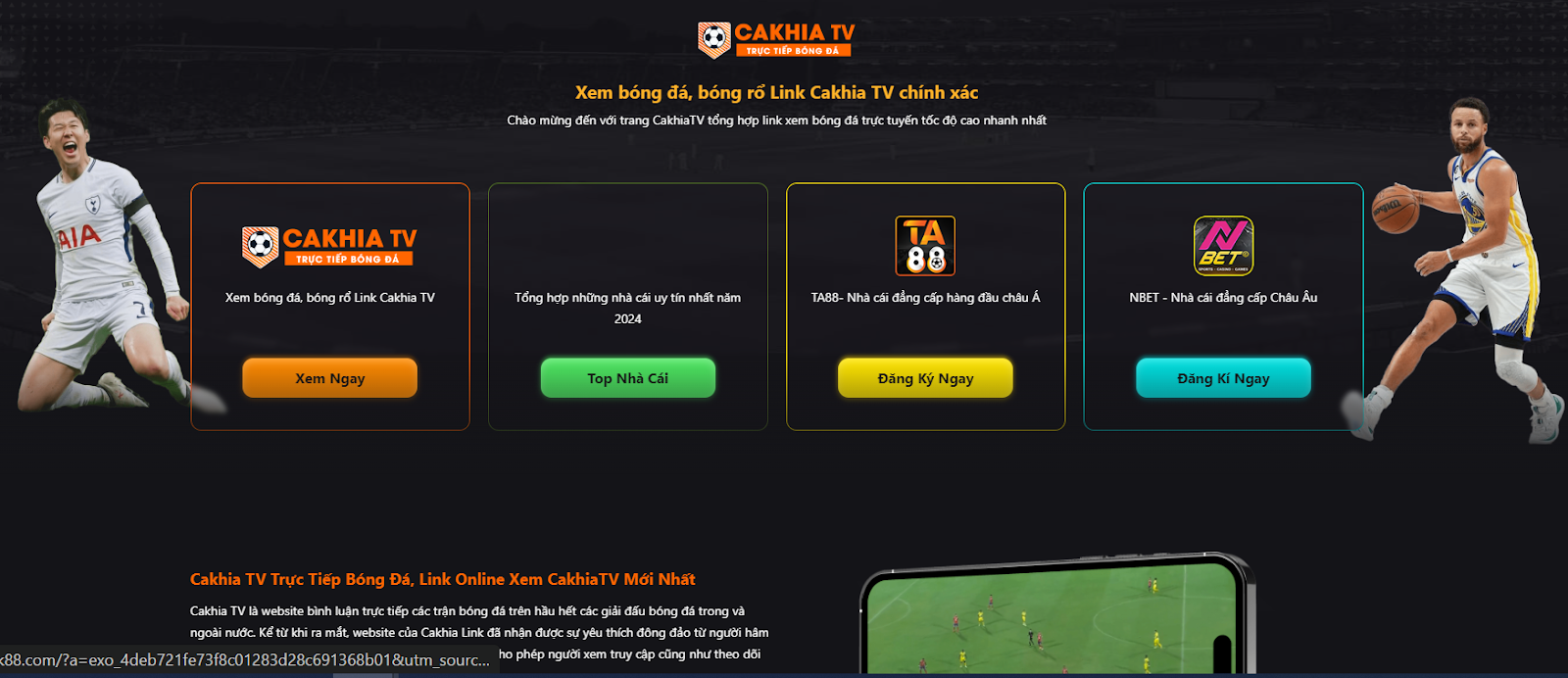 Xem bóng đá trực tiếp chất lượng cao với hệ thống Cakhia TV