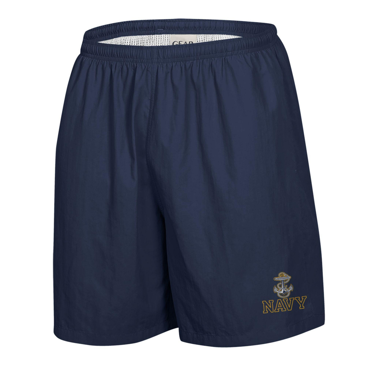 Navy Anchor Swimsuit Trunks