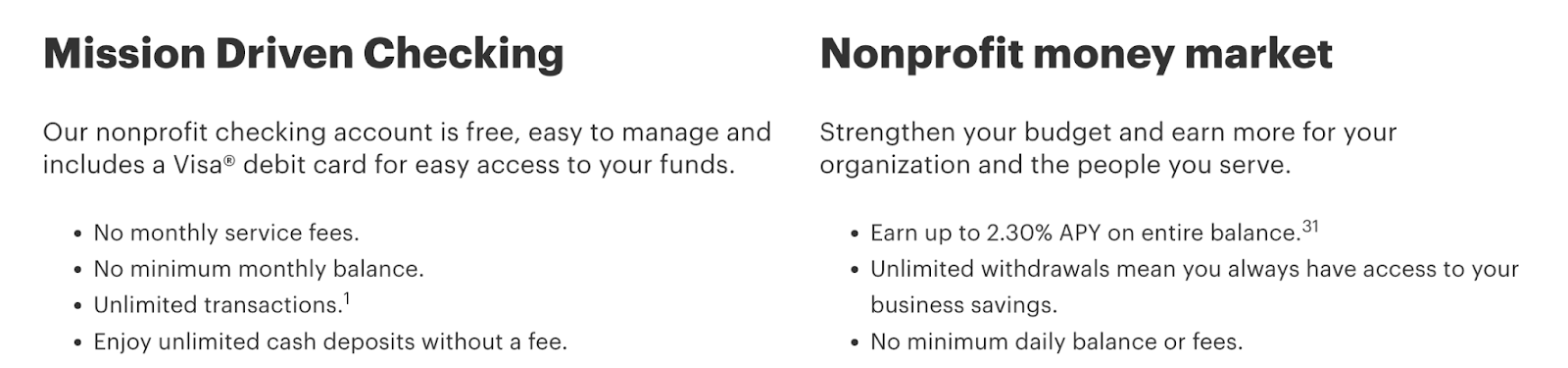 Oregon nonprofit banking