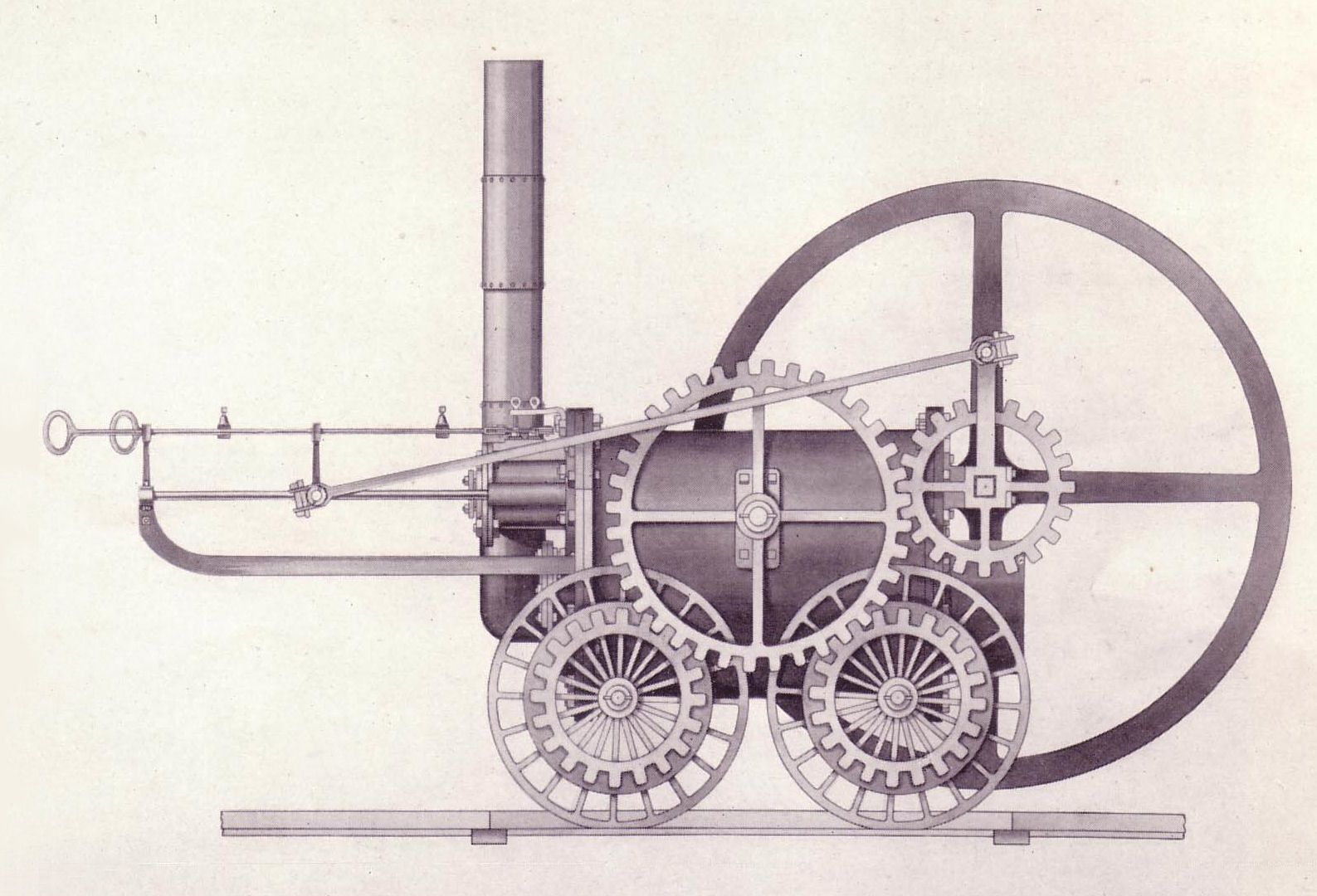 Planos de una de las primeras máquinas a vapor, que fue significativa para la Revolución industrial, y nos recuerda que los avances tecnológicos son los principales detonantes de las revoluciones hacia los trabajos del futuro 
