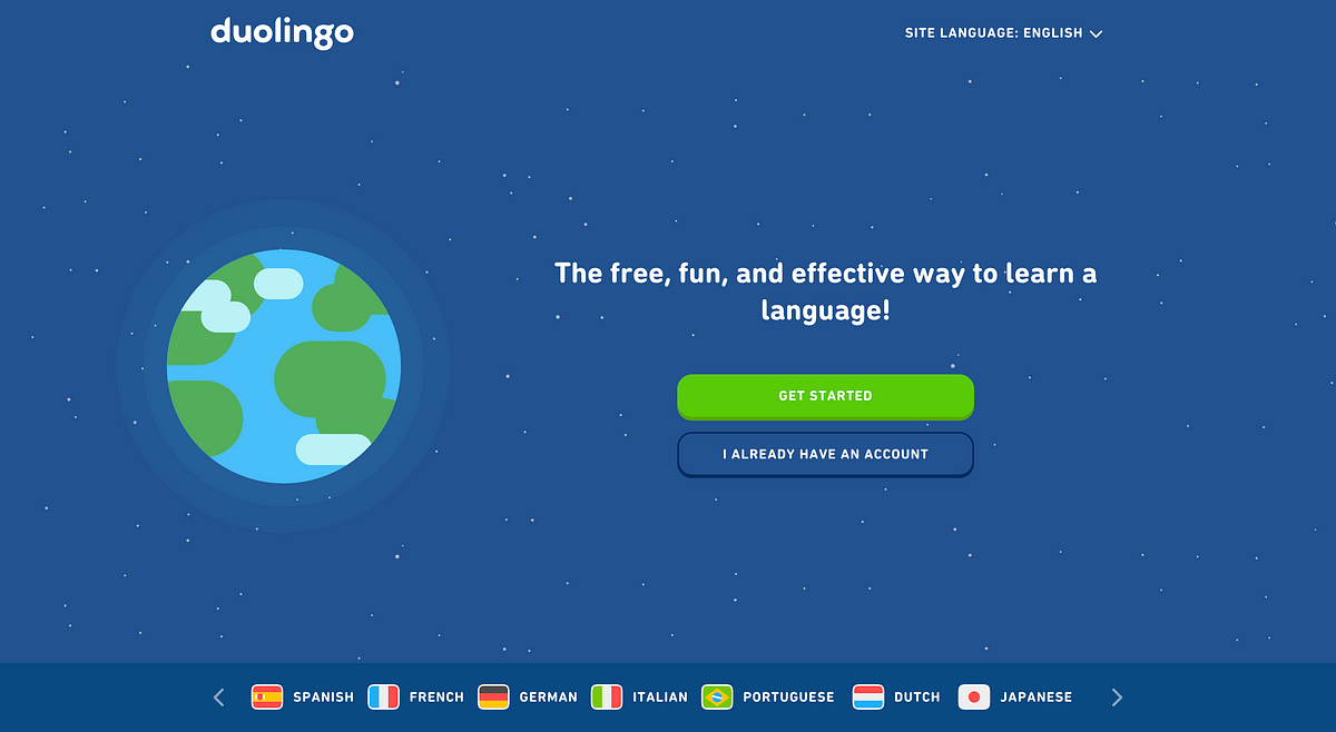 Duolingo web