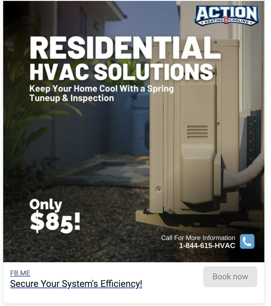 Facebook HVAC ad ideas 