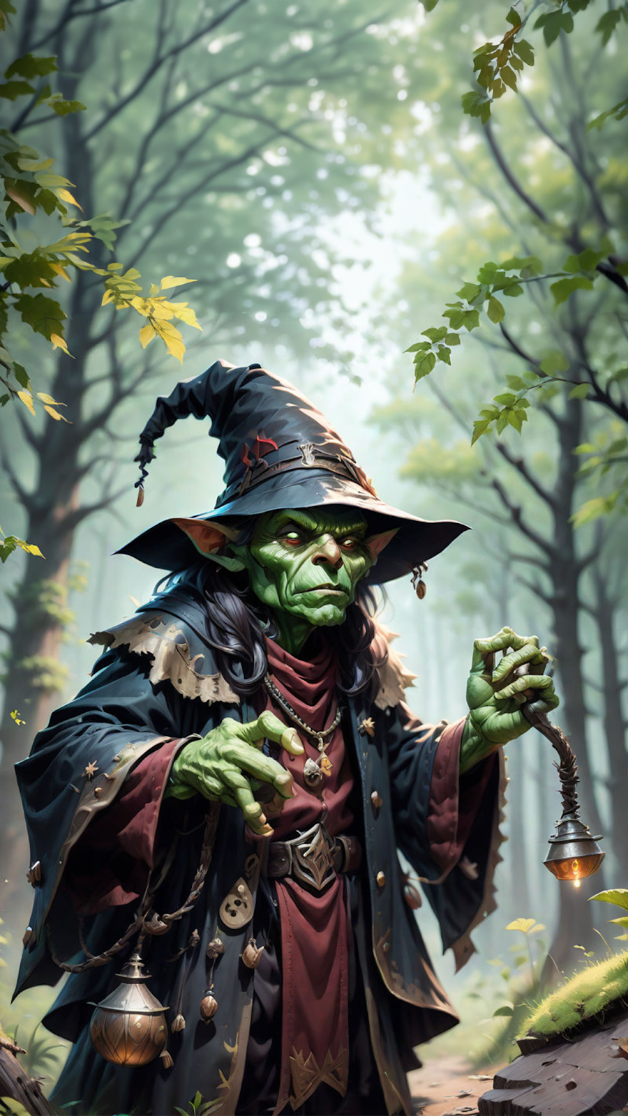 Broan Gelda, goblin wise-woman and village elder of Trinity Center.