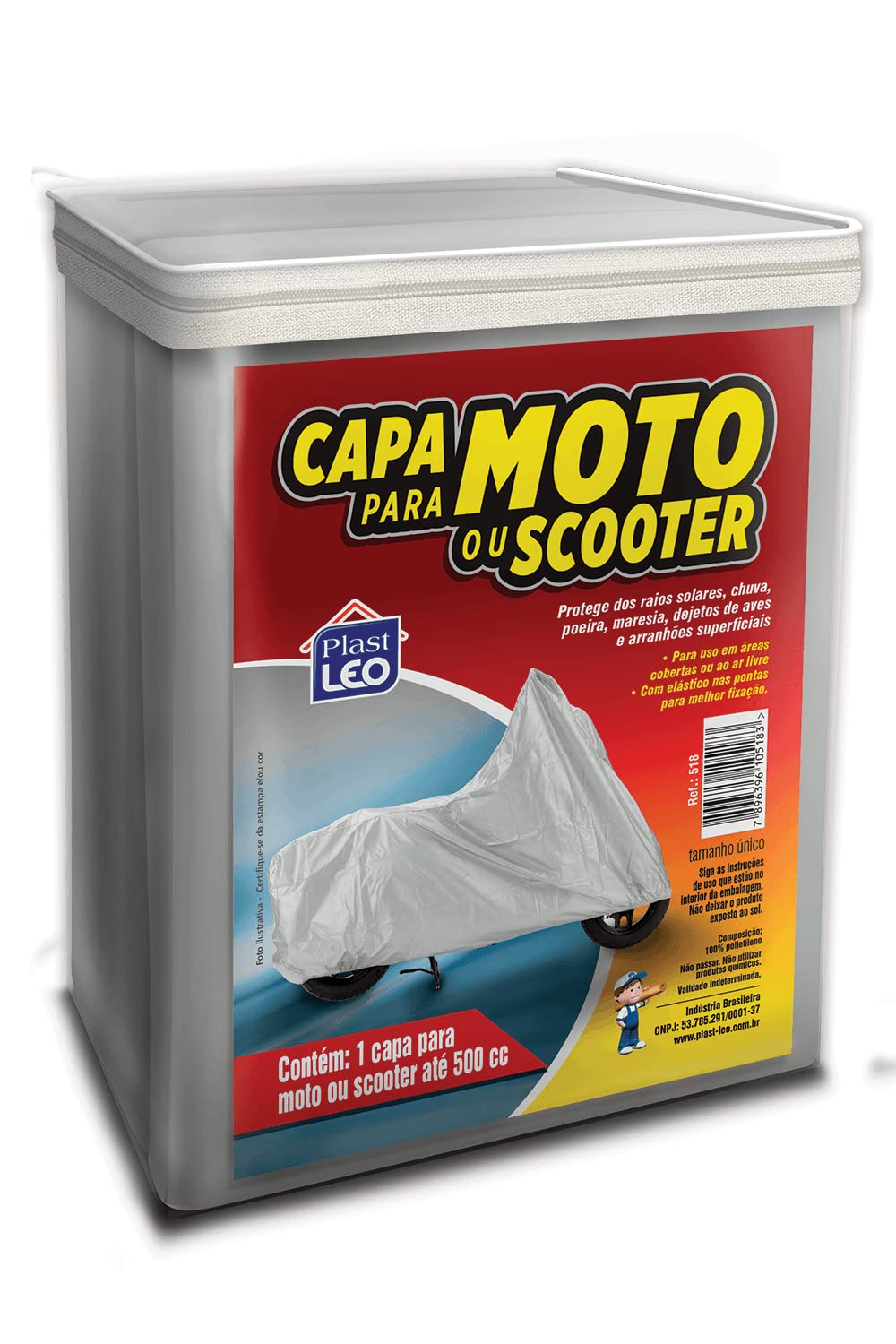 Capa para Moto | Plast Leo (Ref. 518)