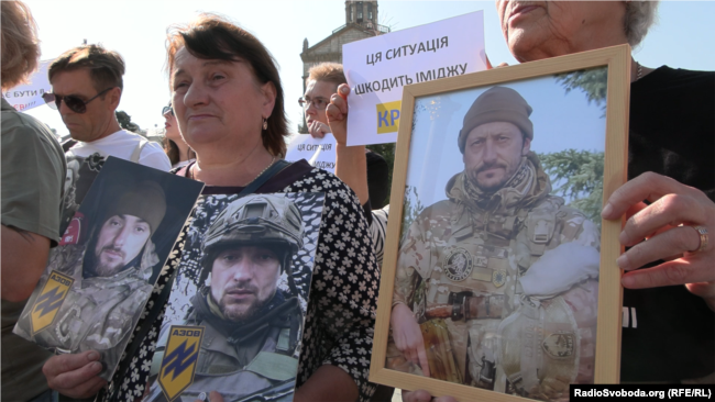 Акція «Голоси полеглих Героїв» на майдані Незалежності у Києві. 26 вересня 2023 року