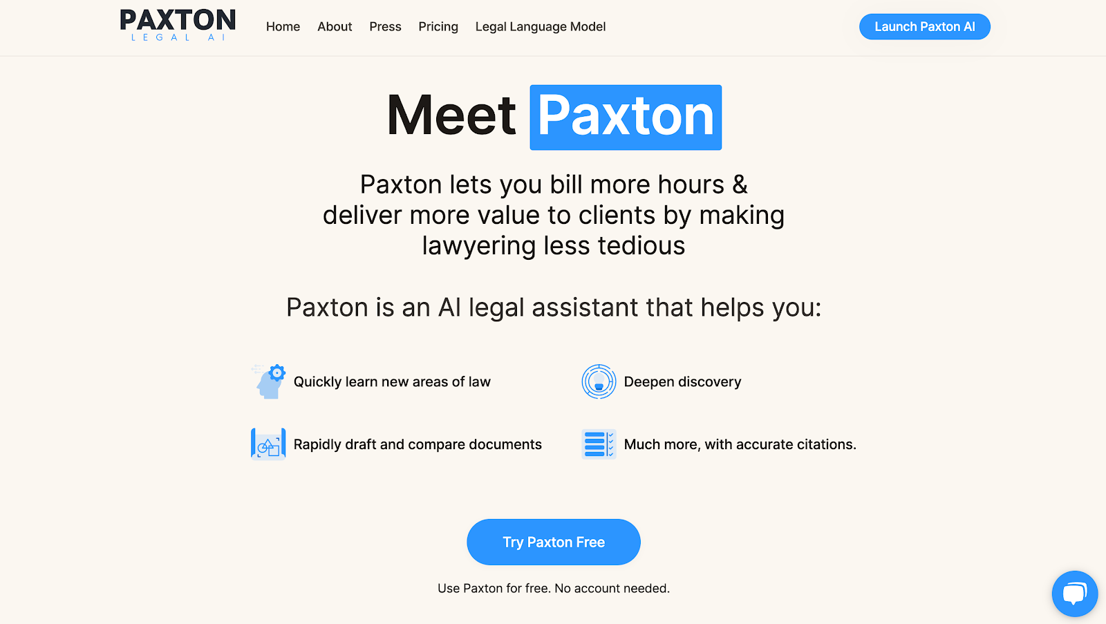 Paxton Legal AI