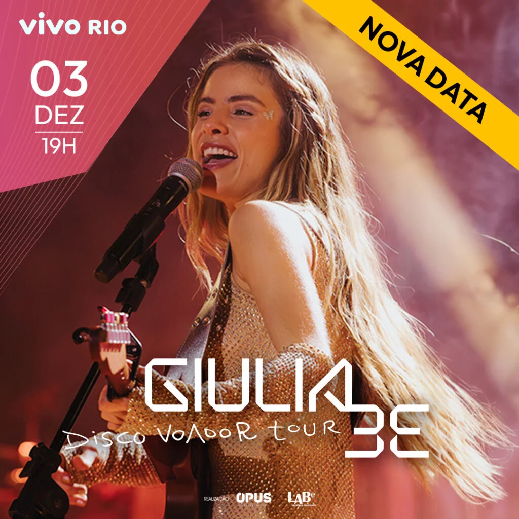 Giulia BE encerra sua primeira turnê no Rio neste domingo