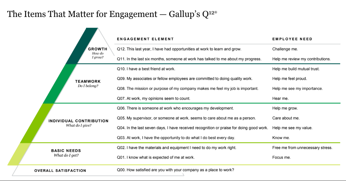 Gallup Q12